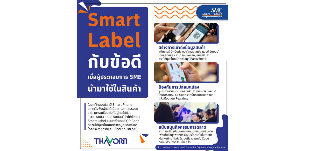 smart label ข้อดีเมื่อผู้ประกอบการ SME นำมาใช้กับสินค้า